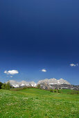 View to Wilder Kaiser range, Kaiser range, Tyrol, Austria