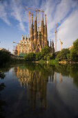 La Sagrada Familia, Antonio Gaudi, modernism, Eixample, Barcelona, Spanien