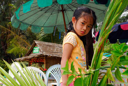 Thai girl on Nai Yang beach, Phuket, Thailand