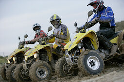 Suzuki Quads, Teilnehmer, Testgelände, Suzuki Offroad Camp, Valencia, Spanien