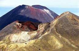 Blick zum Mt.Ngauruhoe, Tongariro Crossing, Tongariro Nationalpark, Nordinsel, Neuseeland