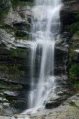 cascade in valley of Verzasca, Ticino, Switzerland