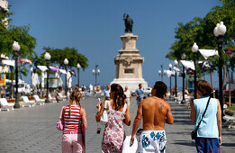 Stadtszene, Rambla Nova, Tarragona, Costa de Garraf, Katalonien, Spanien