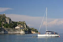 View at the old citadel of Corfu, Ionian Islands, Greece