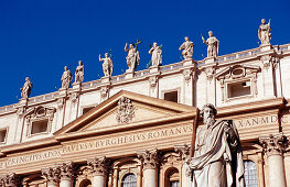 St Peters Basilica, Italy, Rom, Vatikanstadt