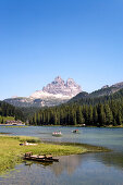 Misurinasee, Drei Zinnen, Dolomiten, Venetien, Italien