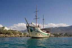 Neptun Pirate boat trip, by Kaleidoskop Turizm, and coast, Kyrenia, Girne, Cyprus