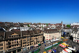 Marktplatz, Basel, Schweiz