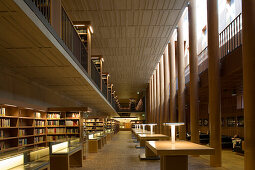 Sächsische Landesbibliothek,Lesesaal, Staats und Universitätsbibliothek, SLUB, Dresden, Sachsen, Deutschland, Europa