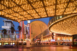 The Freemont Street Experience in Downtown Las Vegas, Las Vegas, Nevada, Vereinigte Staaten von Amerika