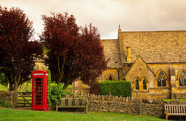 Europa, England, Gloucestershire, Cotswolds, Snowshill, St. Barnabas church