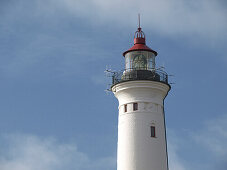 Leuchtturm in Norre Lynvig, Holmsland Klit, Jütland, Dänemark