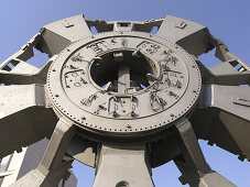 Trude cutter head of the Elbe tunnel drilling machine, Museum of Work, Hamburg, Germany