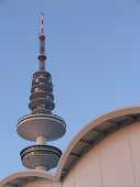 Fernsehturm und Messehallen, Hansestadt Hamburg, Deutschland
