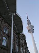 Heinrich-Hertz-Turm und Messehallen, Hansestadt Hamburg, Deutschland