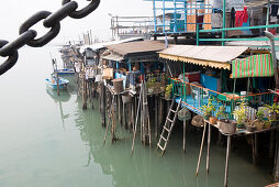 Fischerdorf Tai O auf der Insel Lantau, Hong Kong, China, Asien