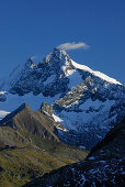 Kleinglockner and Grossglockner, Hohe Tauern range, National Park Hohe Tauern, from Schober range, East Tyrol, Austria