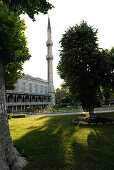 Park and Mosque, Istanbul, Turkey, Europe