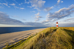 Lighthouse List East, Ellenbogen, Sylt island, Schleswig-Holstein, Germany
