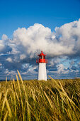 Leuchtturm List-West, Ellenbogen, Sylt, Nordfriesland, Schleswig-Holstein, Deutschland