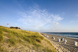 Hotel near beach, Rantum, Sylt Island, Schleswig-Holstein, Germany