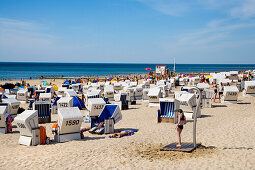 Beach Chairs, Beach, Westerland, Sylt Island, North Frisian Islands, Schleswig-Holstein, Germany