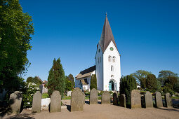 St. clemens Church, Nebel, Amrum Island, North Frisian Islands, Schleswig-Holstein, Germany
