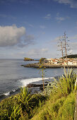 Beach at Sao Roque near Ponta Delgada, Sao Miguel, Azores, Portugal