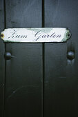 Sign at a door, Styria, Austria