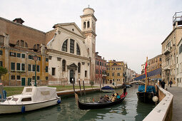 Fondamento Nani, in the background Chiesa di Ss. Gervasioe Protasio, Venice, Italy, Europe