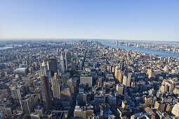 View from the Empire State Building over Manhattan, New York City, New York, USA