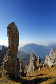 Bizarre Felstürme der Grigne, Bergamasker Alpen, Como, Lombardei, Italien