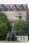 Marx-Engels-Forum near Palace of the Republic, Berlin, Germany