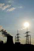 Isar II Nuclear Power Plant, Niederaichbach near Landshut, Lower Bavaria, Germany