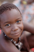 Himba child, Himba People, Nomadic people, Windhoek, Namibia, Africa