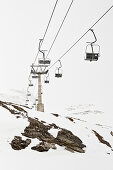 Chairlift, Hintertux, Tyrol, Austria