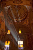 Interior view of the Mosque of Muhammad Ali, Cairo, Egypt, Africa