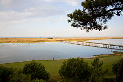 Lagune an der Ria Formosa, Quinta da Lago, Algarve, Portugal