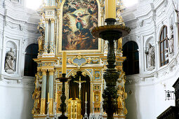 Hochaltar, Jesuitenkirche St. Michael, München, Bayern, Deutschland