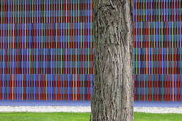 Fassade vom Museum Brandhorst, München, Bayern, Deutschland