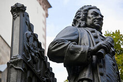 Johann Sebastian Bach monument, Leipzig, Saxony, Germany