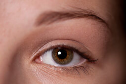 Auge einer Frau, close up