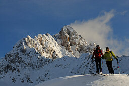 Skitour, Dürrenstein, Hochpustertal, Südtirol, Italien, Model relased