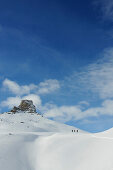 Skitour, Sextner Stein, Sexten, Hochpustertal, Südtirol, Italien