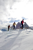 Ski Tour, Sextner Stein, Sexten, Hochpuster Valley, South Tyrol, Italy, moel released