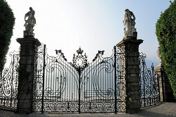 Portal, Villa Carlotta, Tremezzo, Lake Como, Lombardy, Italy