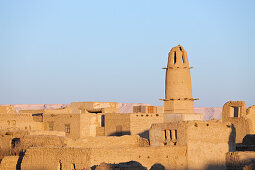 Old Town El Qasr in Dakhla Oasis, Libyan Desert, Egypt