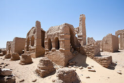 Necropolis of al-Bagawat Cemetery in Charga Oasis, Libyan Desert, Egypt