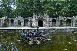 Der sog. Parnass im Park der Eremitage, Bayreuth, Bayern, Deutschland, Europa