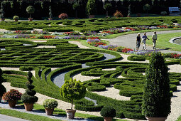 Parkanlage im Residenzschloss Ludwigsburg, Ludwigsburg, Baden-Württemberg, Deutschland, Europa